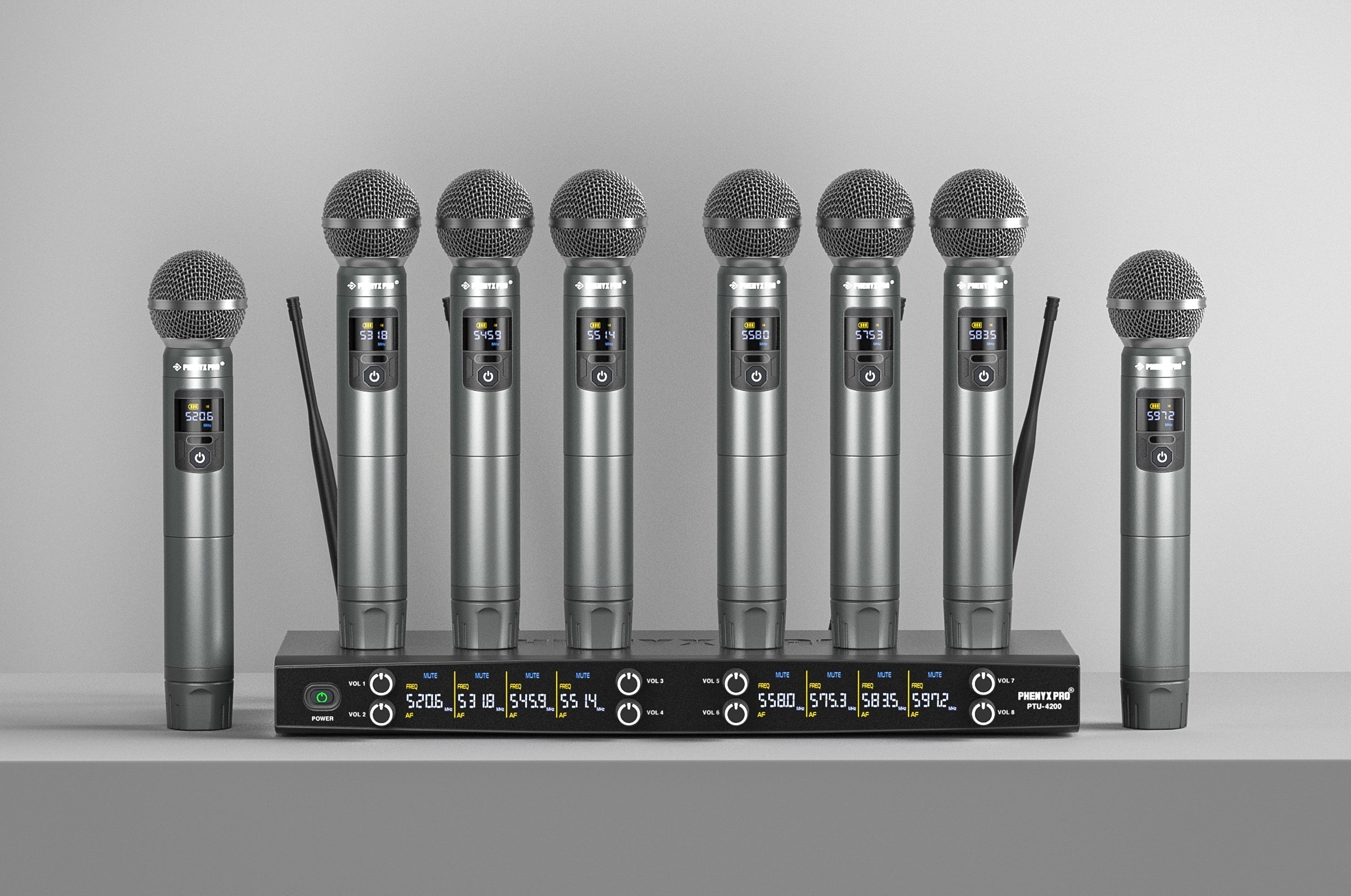 Phenyx Pro PTU-4200 Wireless Microphone System