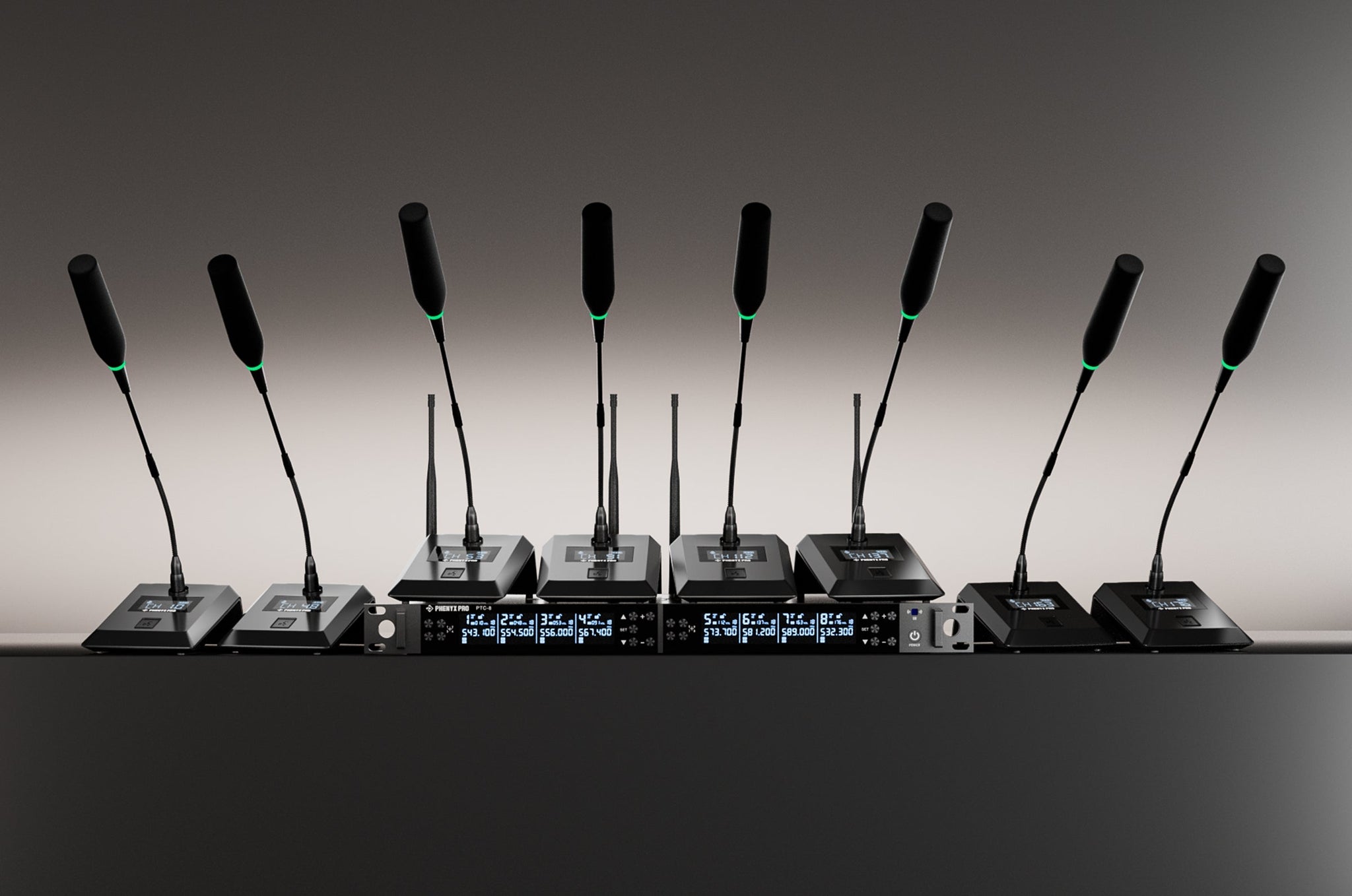 PTC-8 Wireless Conference Microphone System