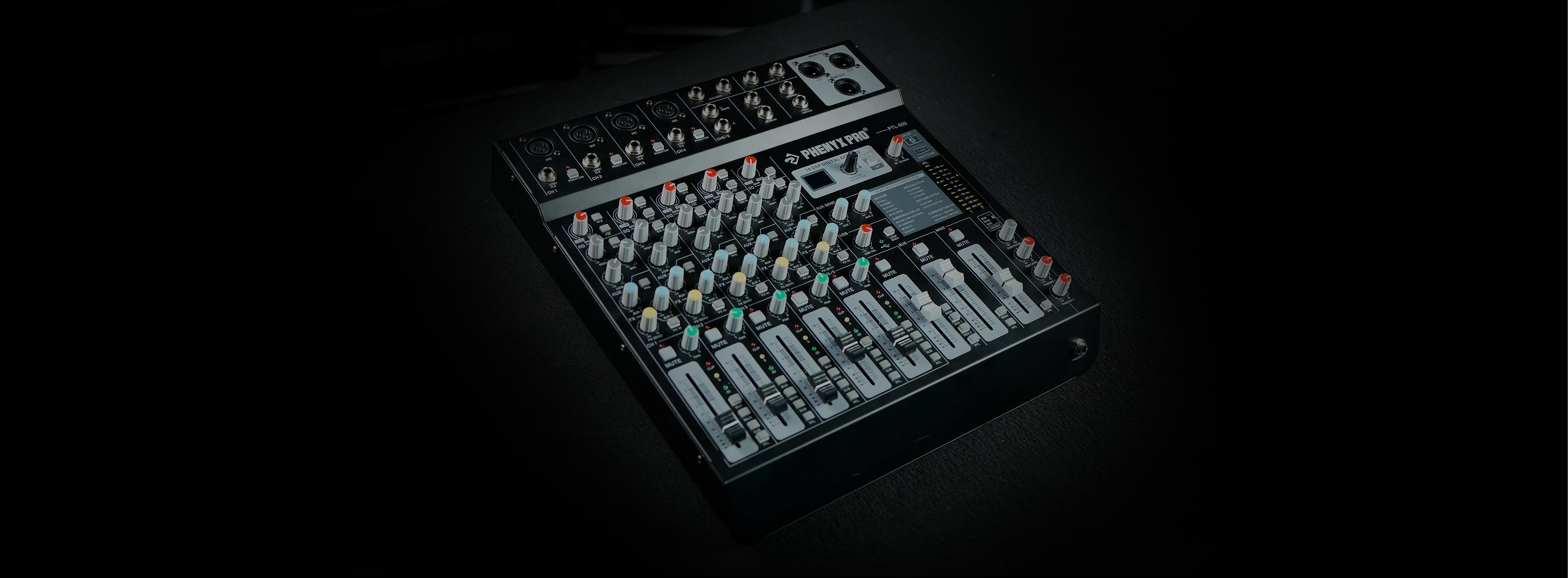phenyx pro audio mixer console mixing