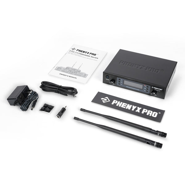 PWR-71 | Dual Wireless Microphone Receiver for PTU-71 (Auto-Scan UHF)