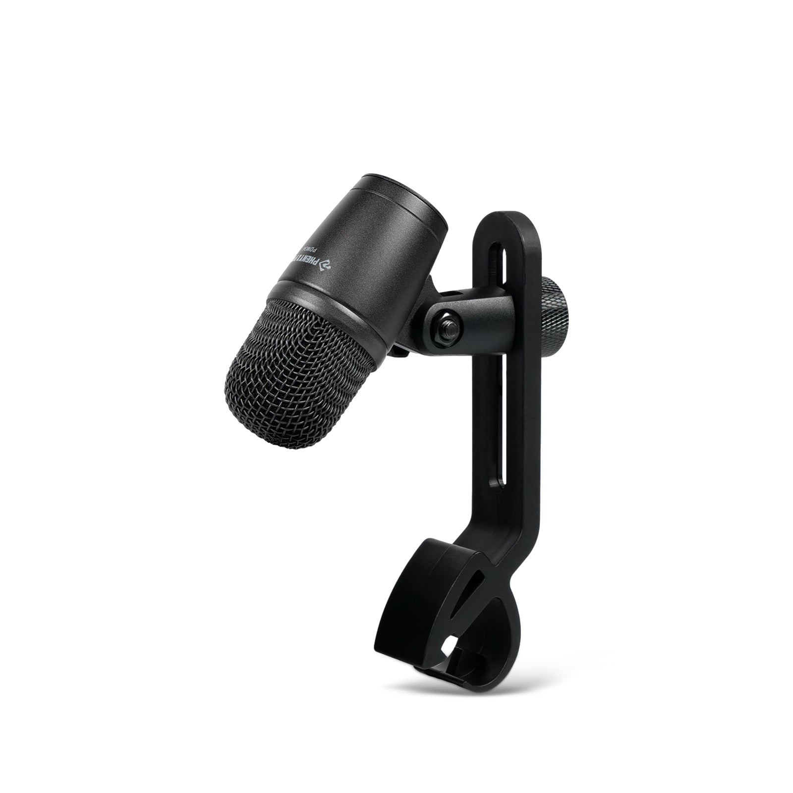 PDM34 - Black - Snare/Toms Drum Microphone w/ Standard Microphone Clamps - Left Side - Phenyx Pro