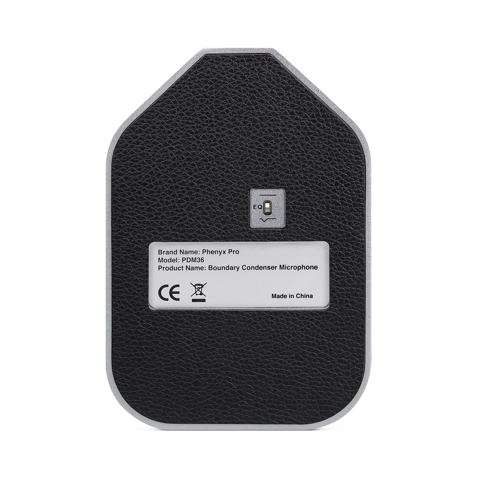 PDM36 -
Silver - Boundary Condenser Microphone - Rear - Phenyx Pro