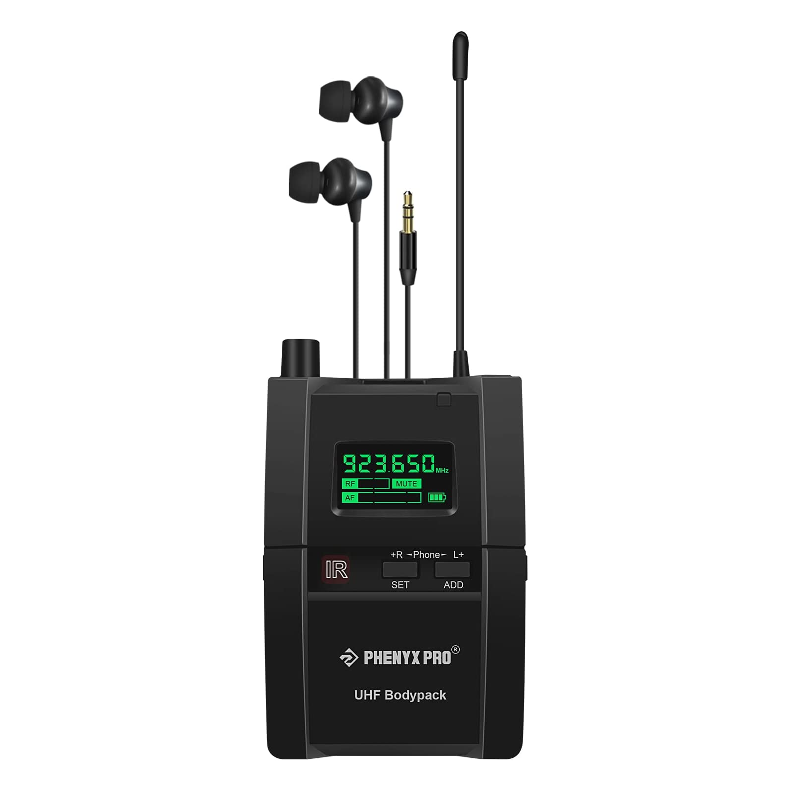 PMR-1 | Stereo Wireless IEM Bodypack Receiver for PTM-10 (500MHz/900MHz)
