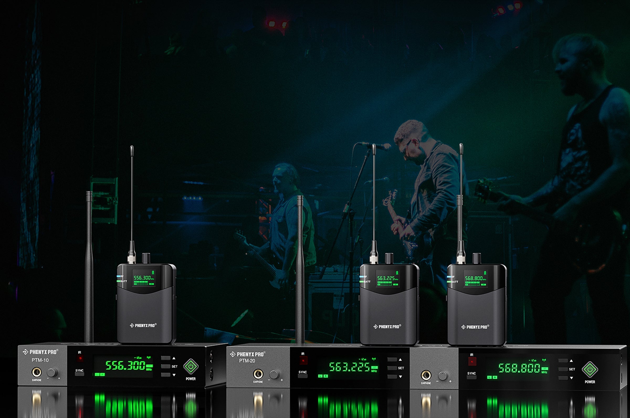 PTM series wireless in-ear monitor system
