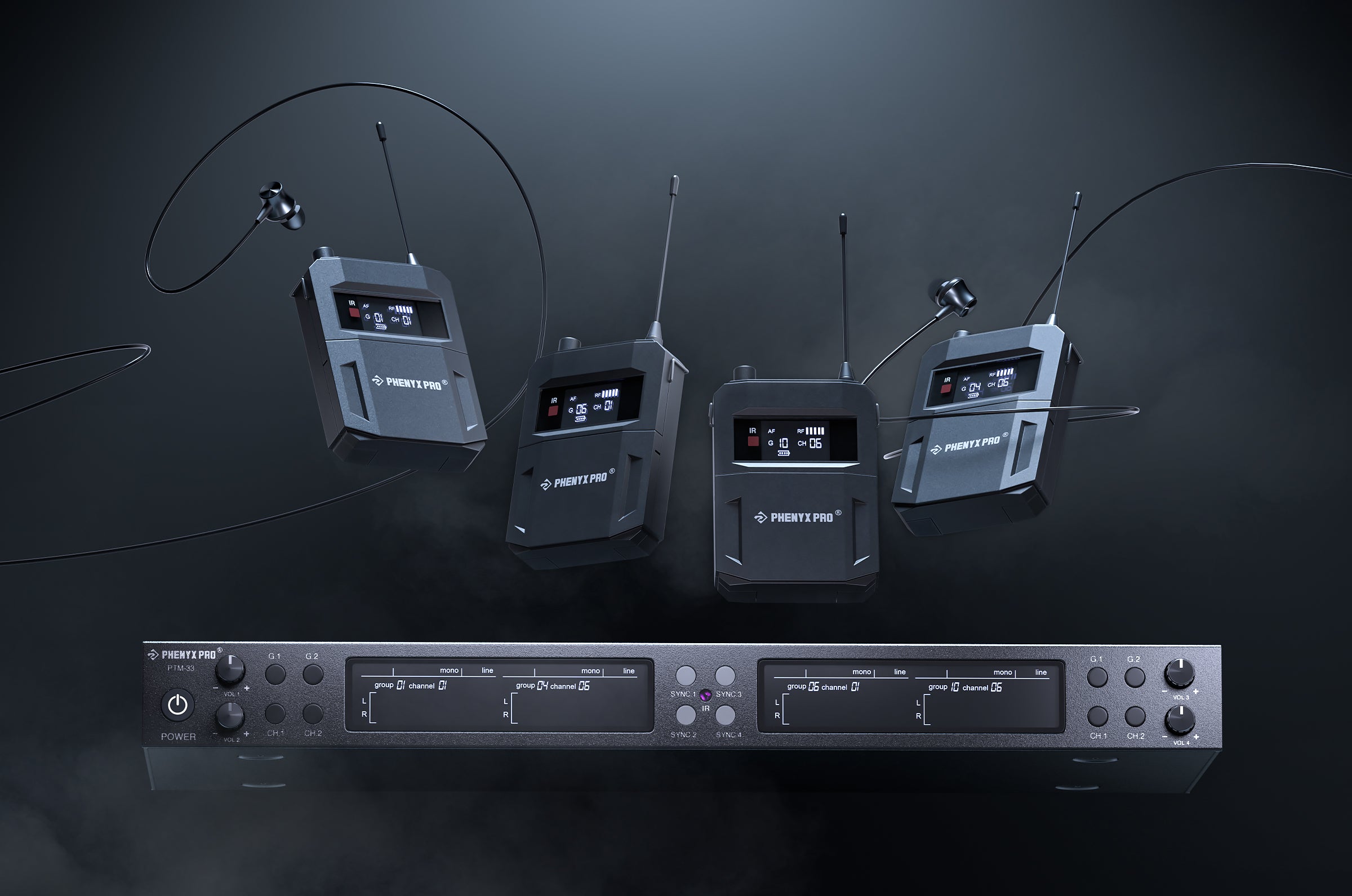New PTM-33 Mono In-Ear Monitor System Has Arrived
