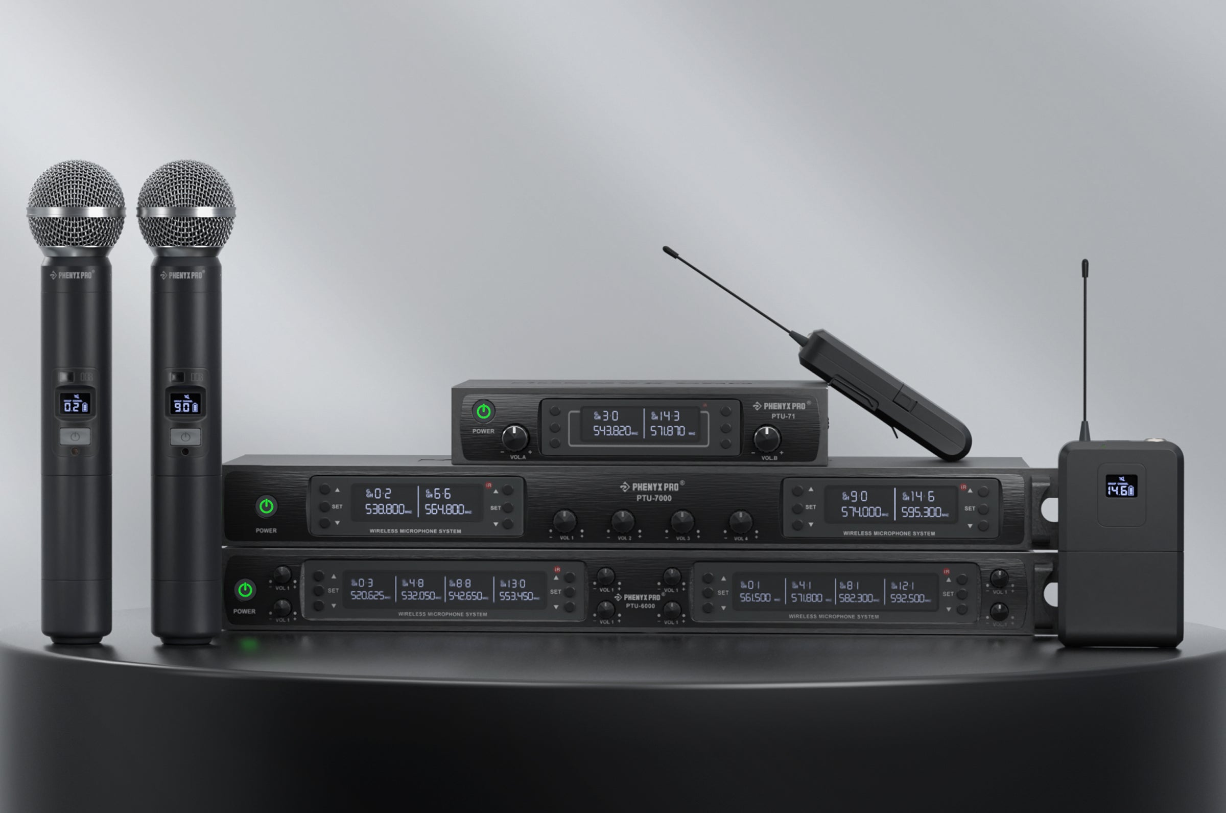 Introducing the PTU-71/7000/6000 Wireless Microphone Systems: Unleash Wireless Potential