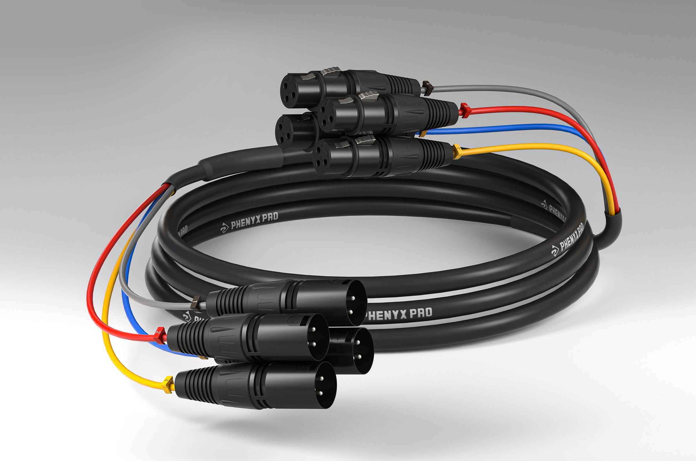Upgraded PCBL-4IN1 XLR Snake Cable