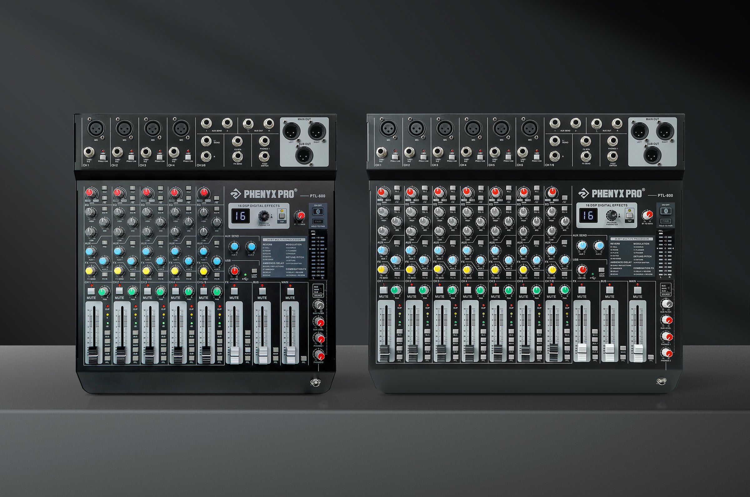 Introducing the PTL-600/800 Audio Mixers