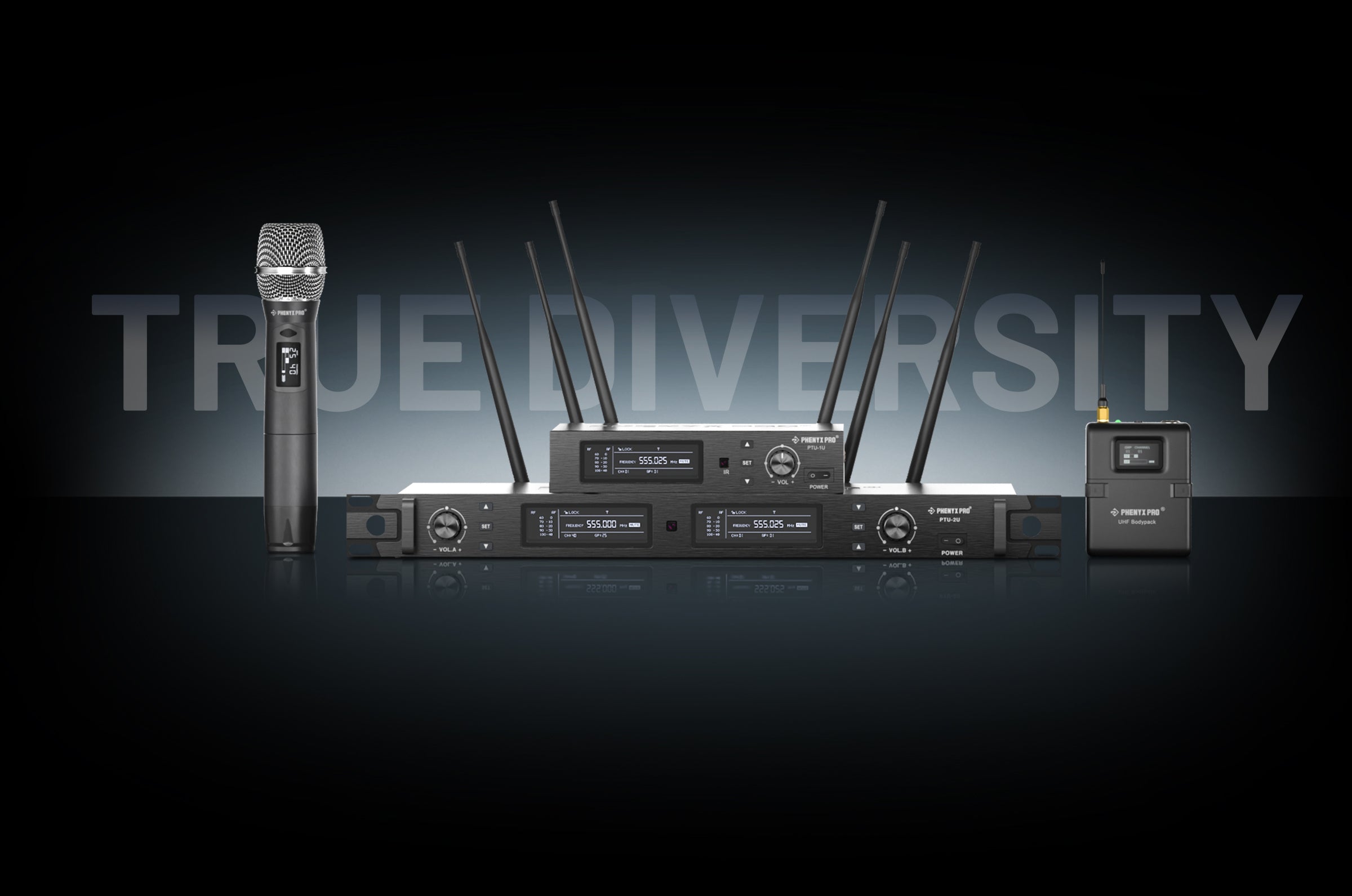 Introducing the PTU-1U/2U Wireless Microphone Systems
