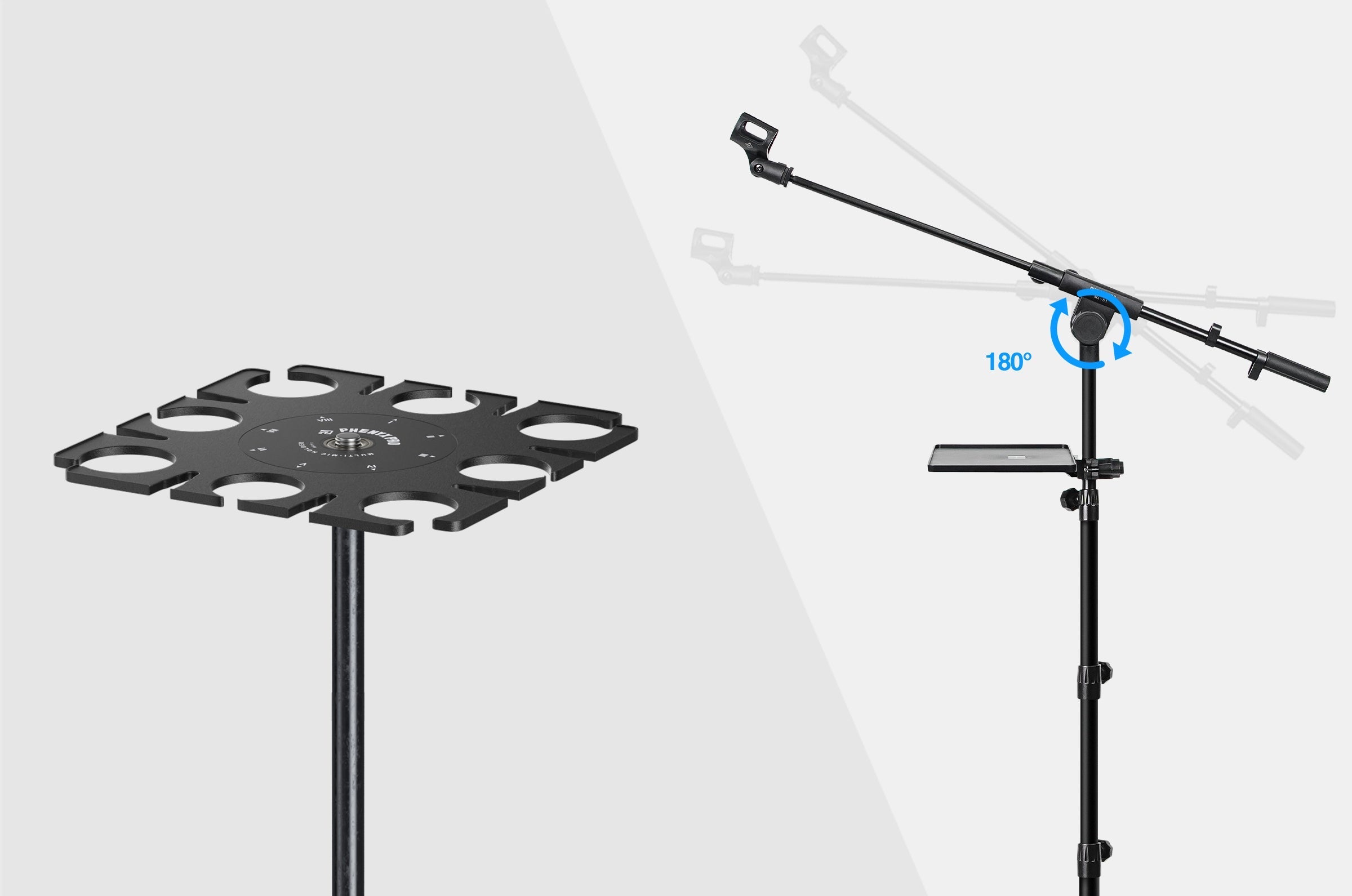 MA-S1 Microphone Stand, MA-H1 Multi-microphone Holder 