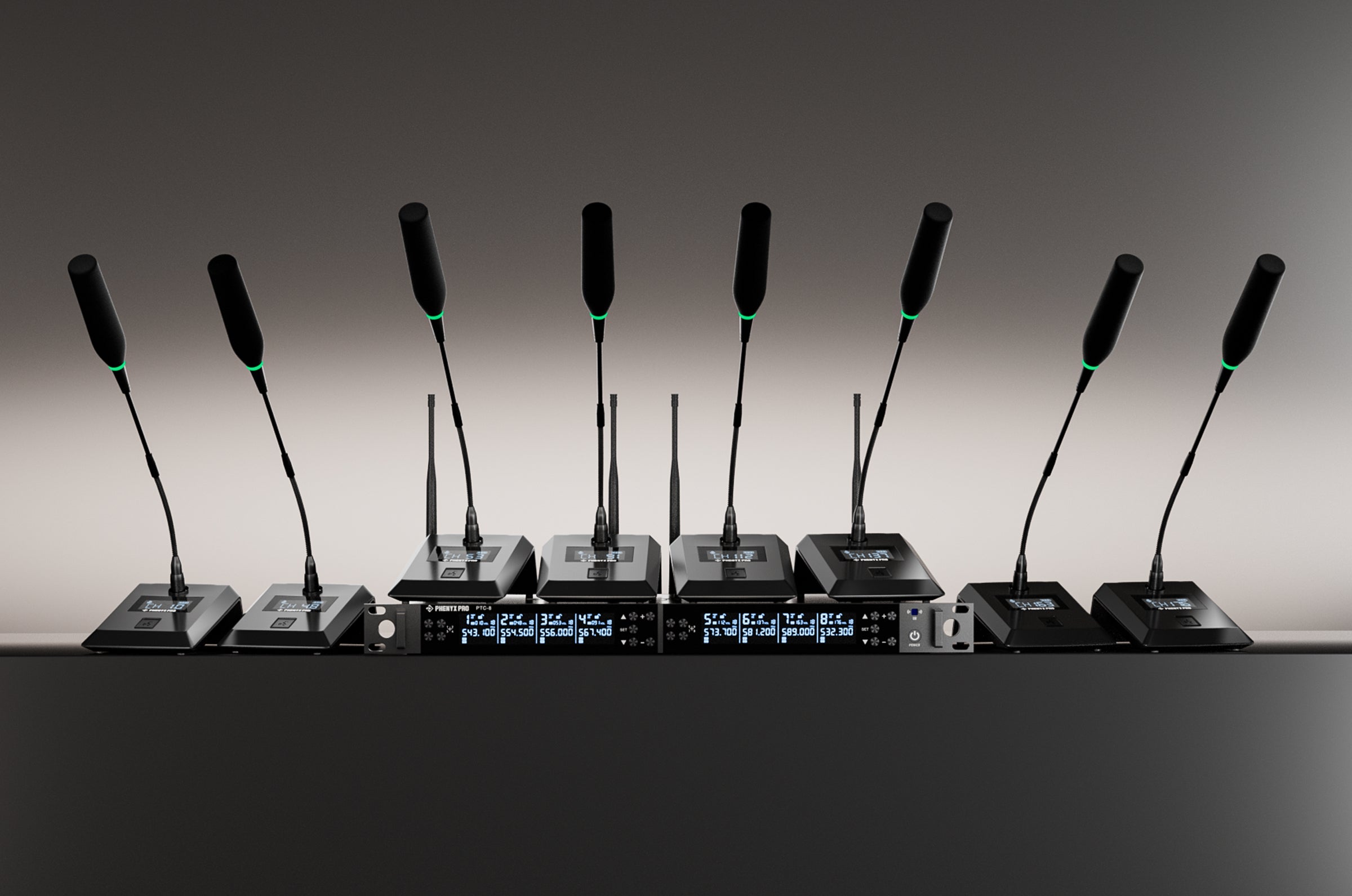 PTC-8 Wireless Conference Microphone System