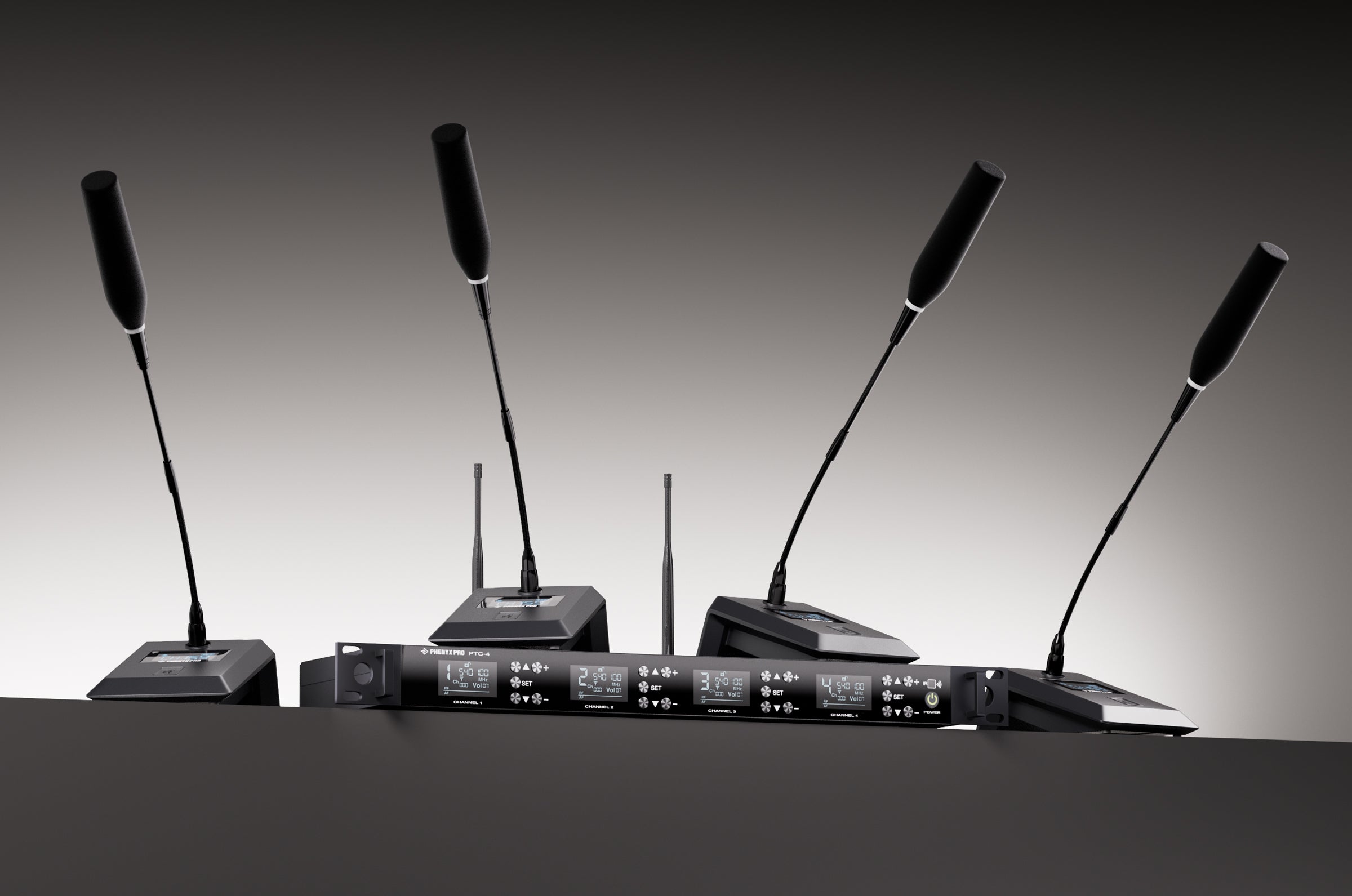 Introducing the PTC-4 Wireless Conference Microphone System