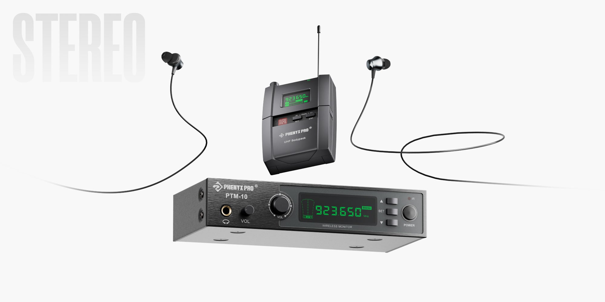 PDP-2-2B Digital Bodypack Wireless Microphone System | Phenyx Pro