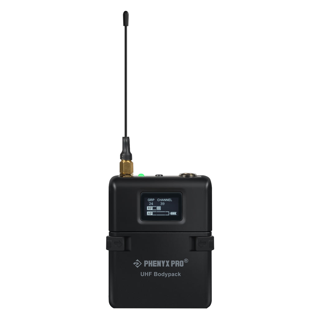 PWB-12 UHF Wireless Bodypack Transmitter - Phenyx Pro