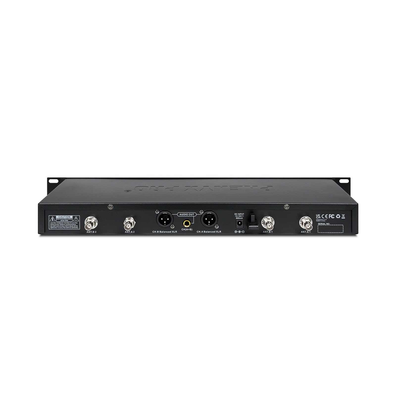 PWR-2U | Dual Wireless Microphone Receiver for PTU-2U (True Diversity)