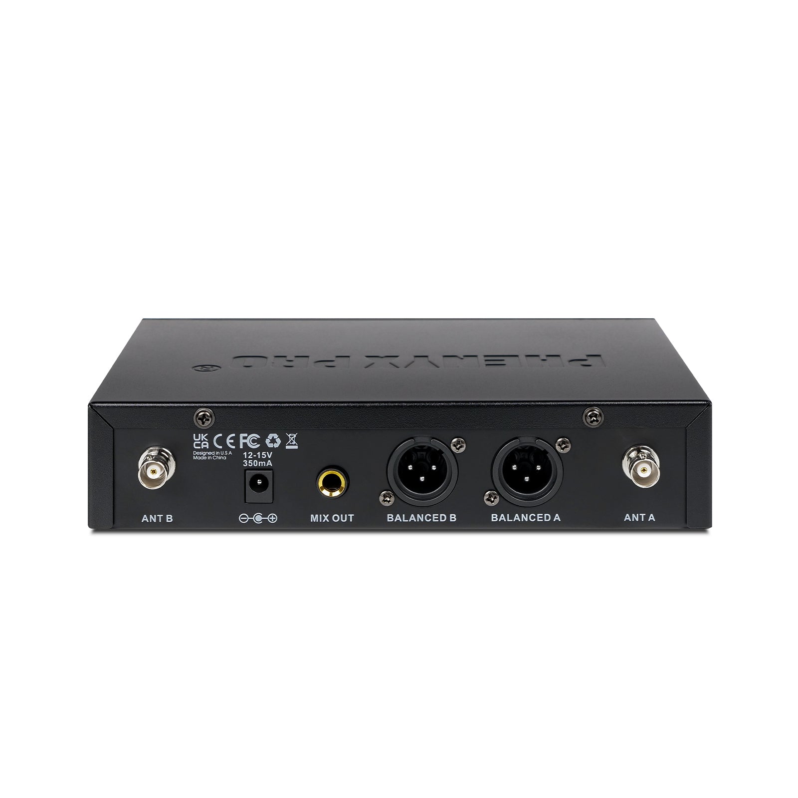 PWR-52 | Dual Wireless Microphone Receiver for PTU-52 (UHF Frequency-Hopping)