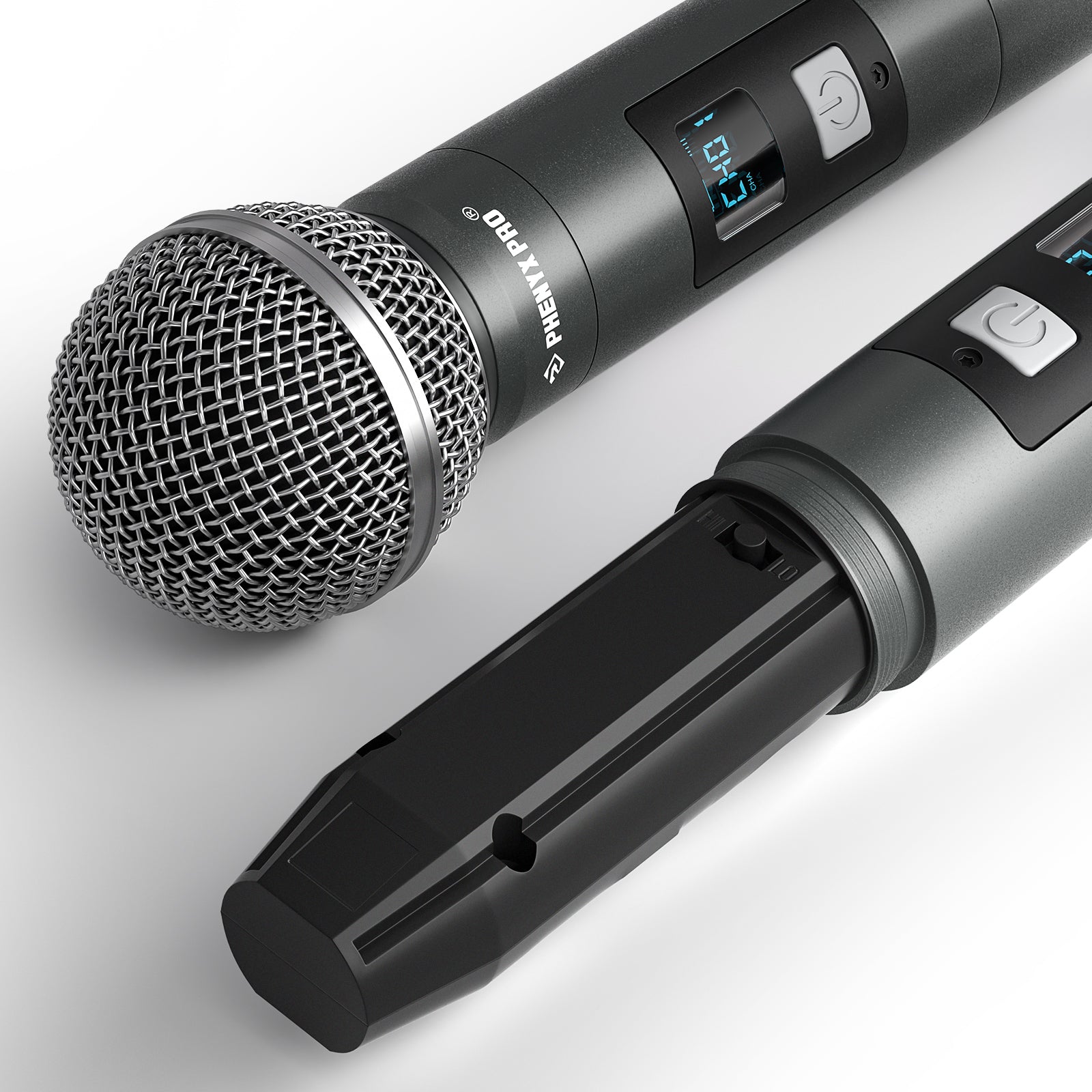 PDP-2-1H1B | Dual Digital Portable Wireless Microphone System