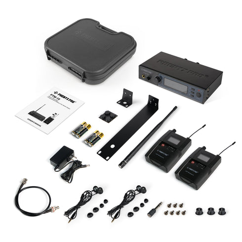 PTM-10-2B | UHF Stereo Wireless In-Ear Monitor System
