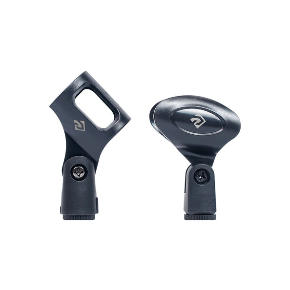 MA-S1 - Black - Microphone Stand - Two Mic Clips - Phenyx Pro 