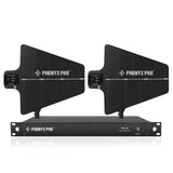 PAS-225X - Black - UHF Wireless Antenna Distribution System Bundle - Front - Phenyx Pro