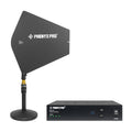 PAS-227X - Black - UHF 4-Way Wireless Antenna Combiner Bundle - Front - Phenyx Pro 