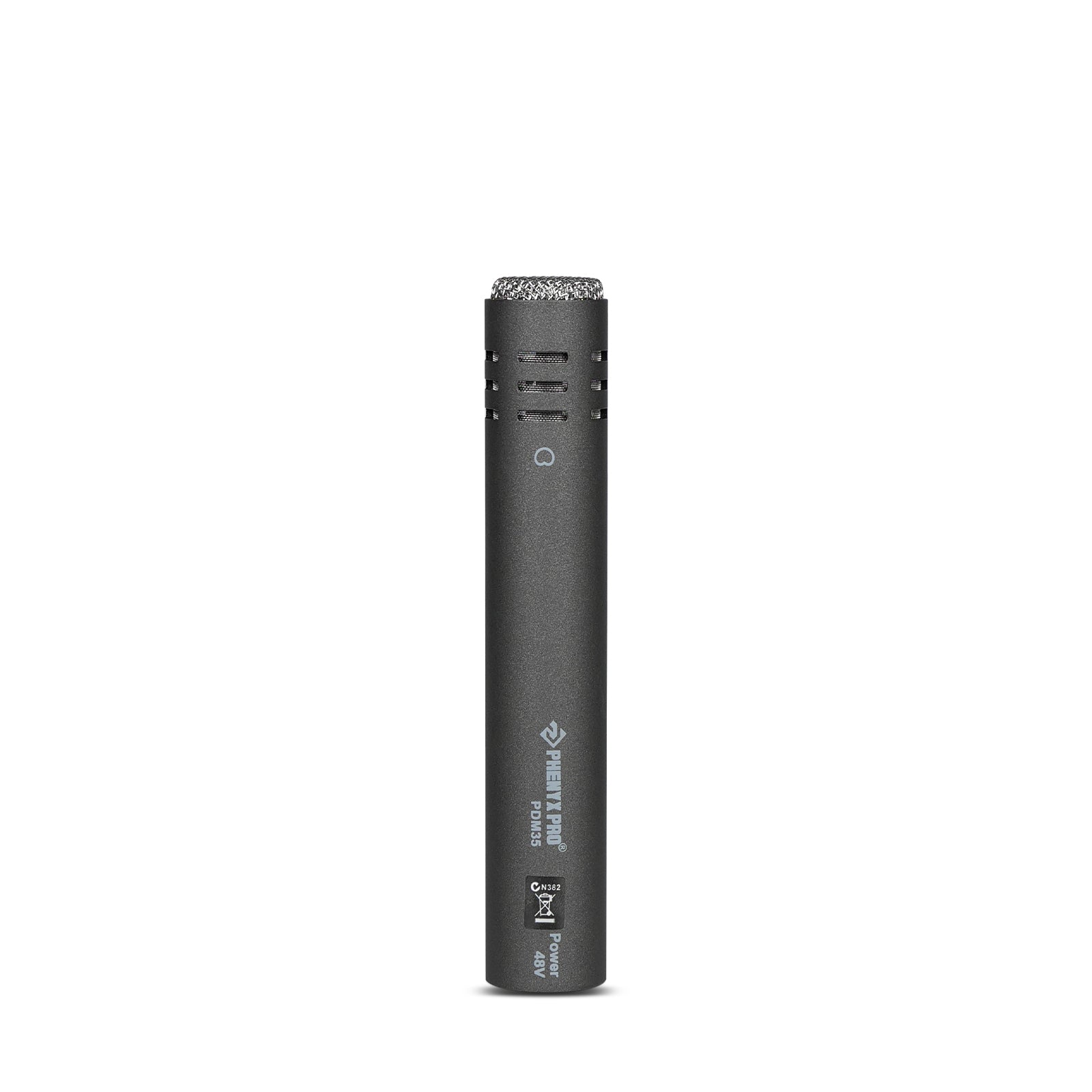 PDM35 - Black - Overhead Condenser Microphone - Front - Phenyx Pro