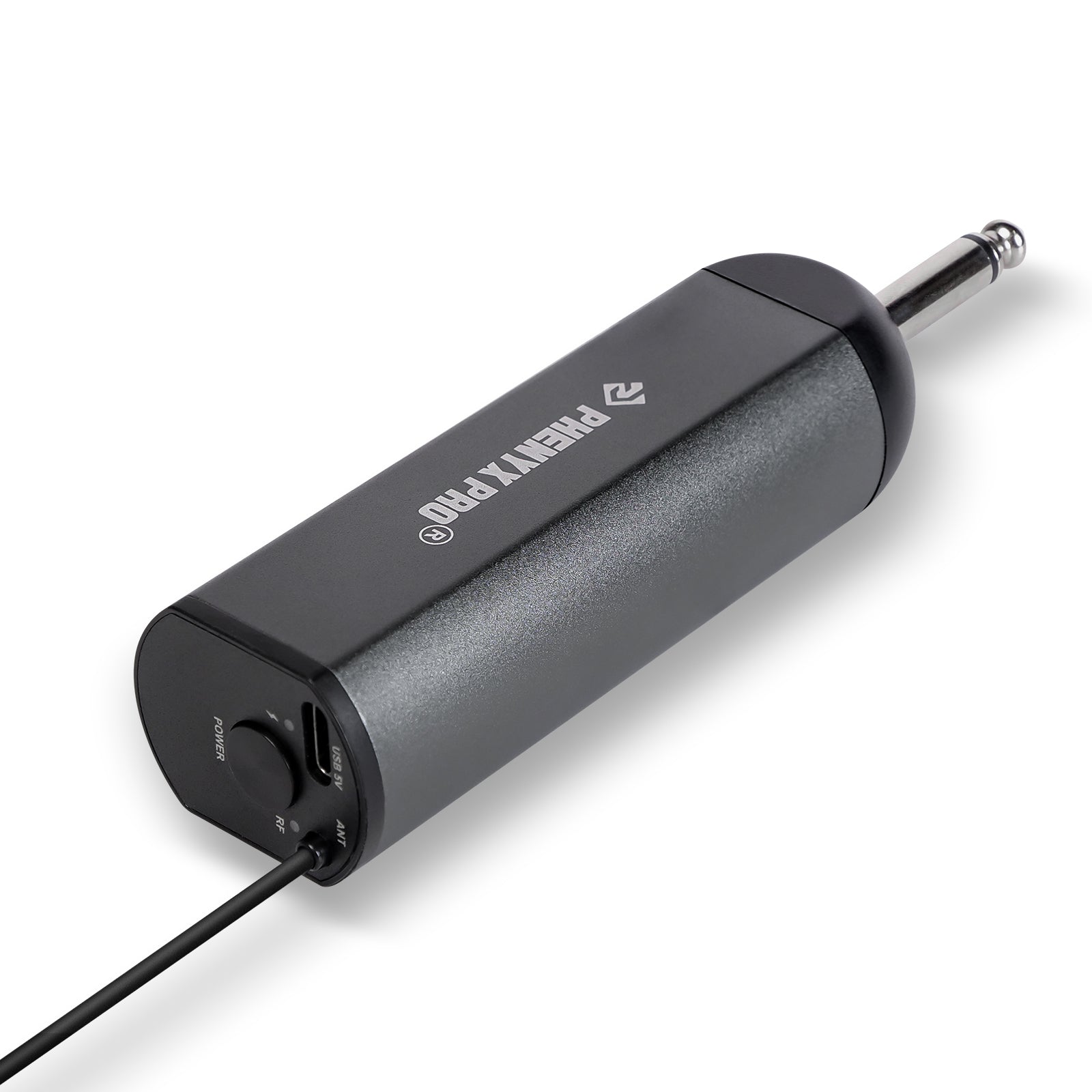 PDP-2 - Black - Dual Digital Portable Wireless Receiver - Side Rear - Phenyx Pro