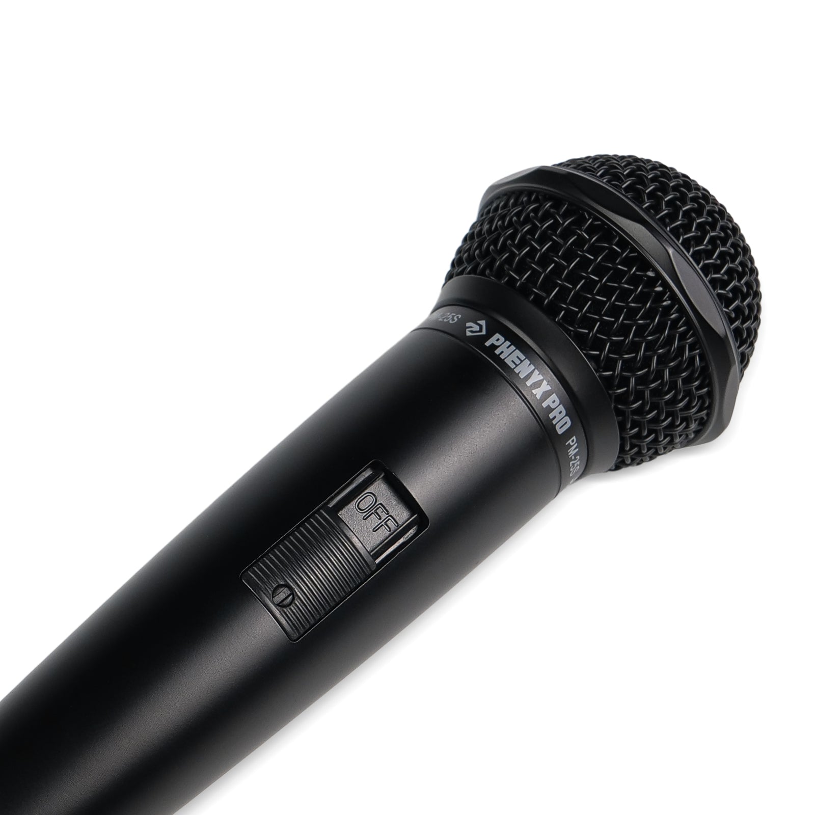 PM-25S - Black - Dynamic Microphone - Detail View - Phenyx Pro 