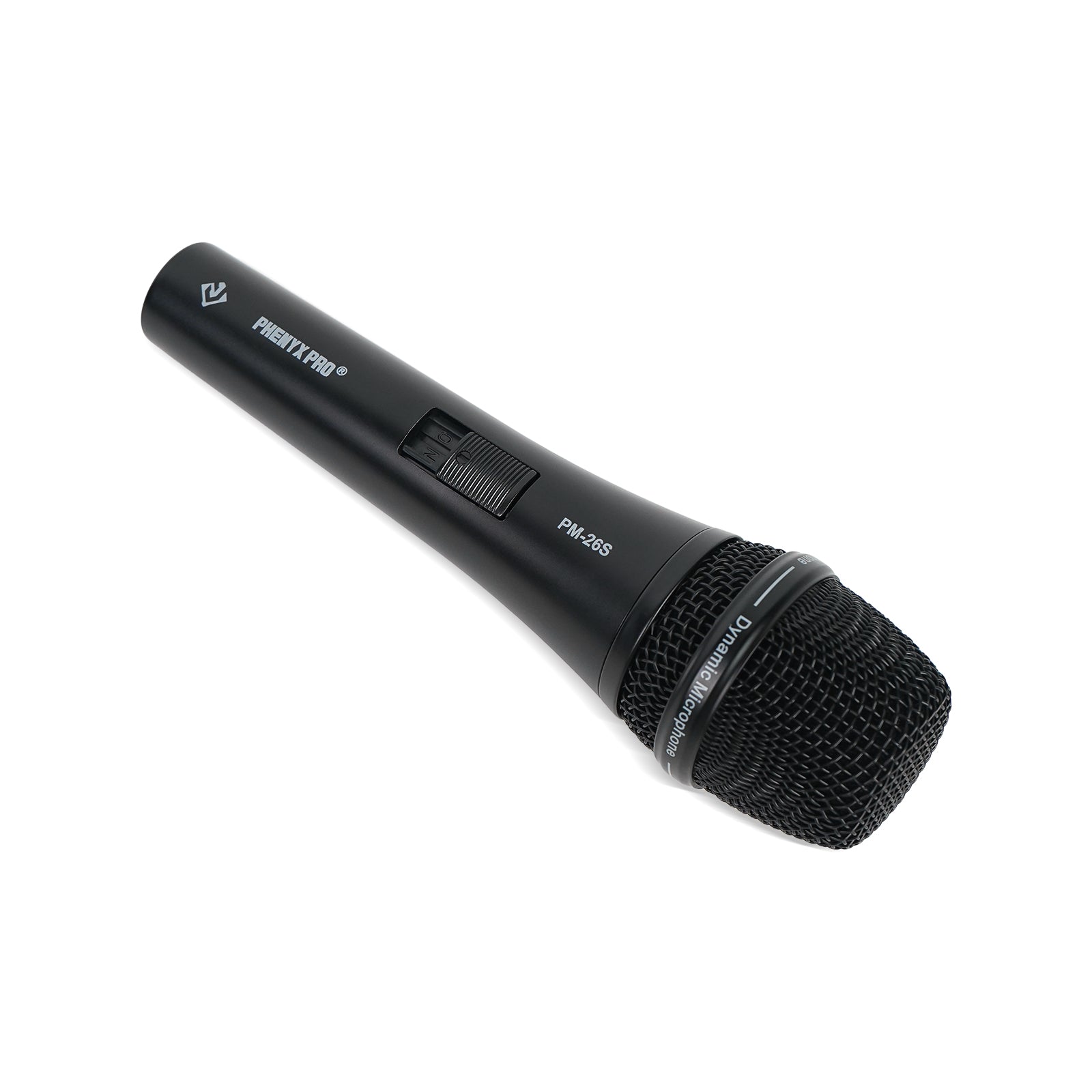 PM-26S - Black - Dynamic Microphone  - Side - Phenyx Pro 
