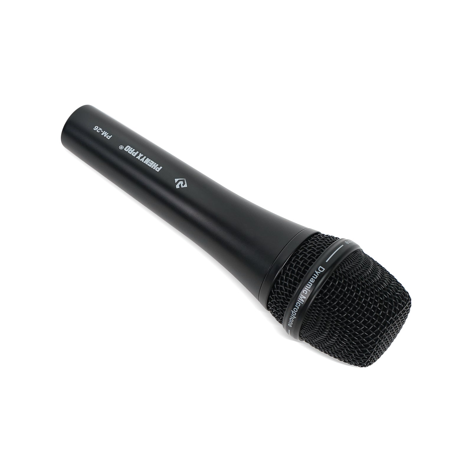 PM-26 - Black - Dynamic Microphone  - Side - Phenyx Pro 