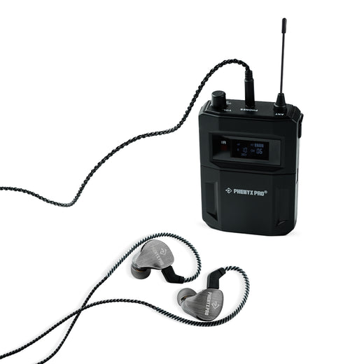 PME-20 - Black - In-Ear Monitor Earphones - Audio Equipment Connection- Phenyx Pro 
