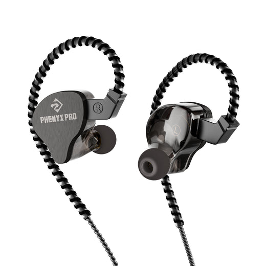 PME-20 - Black - In-Ear Monitor Earphones - Front - Phenyx Pro 