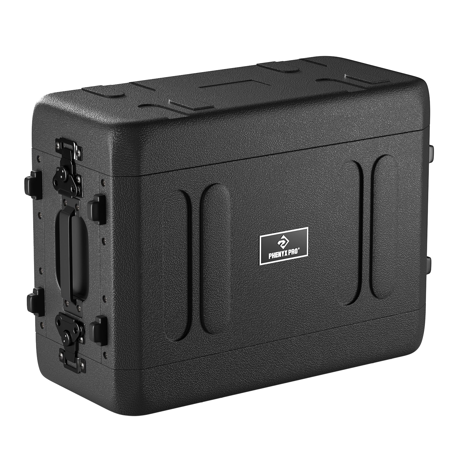 PRCSE-4U - Black - 19" Shallow Rack Case for Wireless Systems - Front - Phenyx Pro