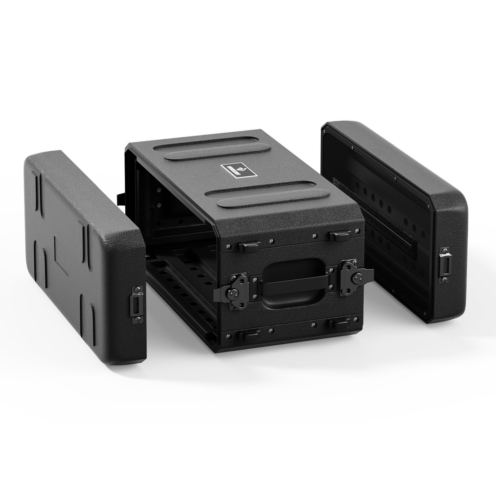 PRCSE-4U - Black - 4U Rack Case for Wireless Systems - Side - Phenyx Pro