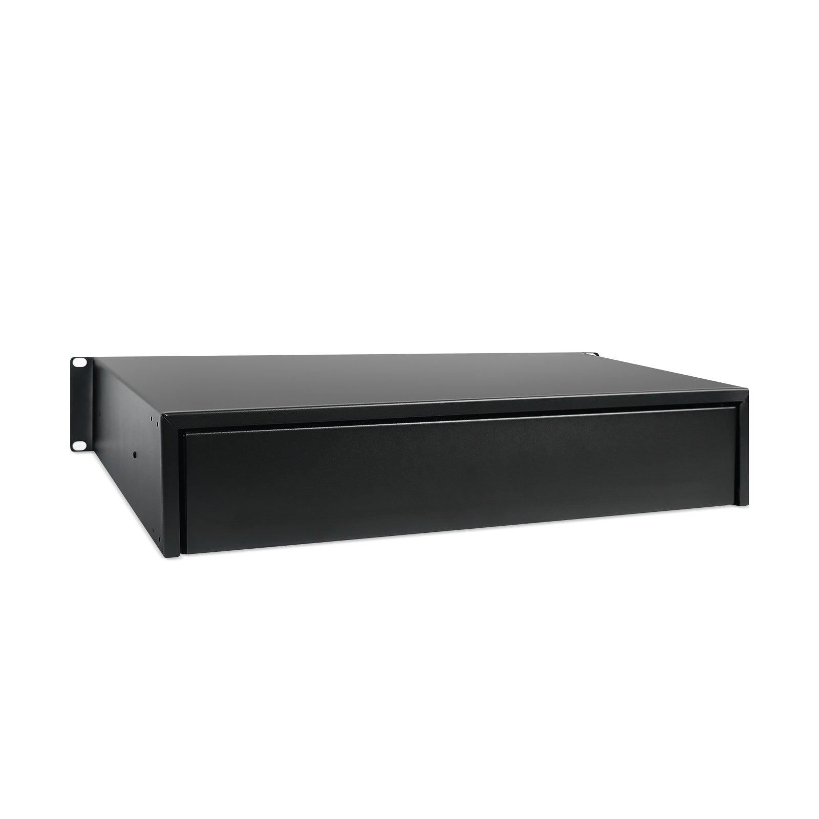 PRDWR-2U - Black - 2U Metal Locking Rack Drawer - Rear - Phenyx Pro