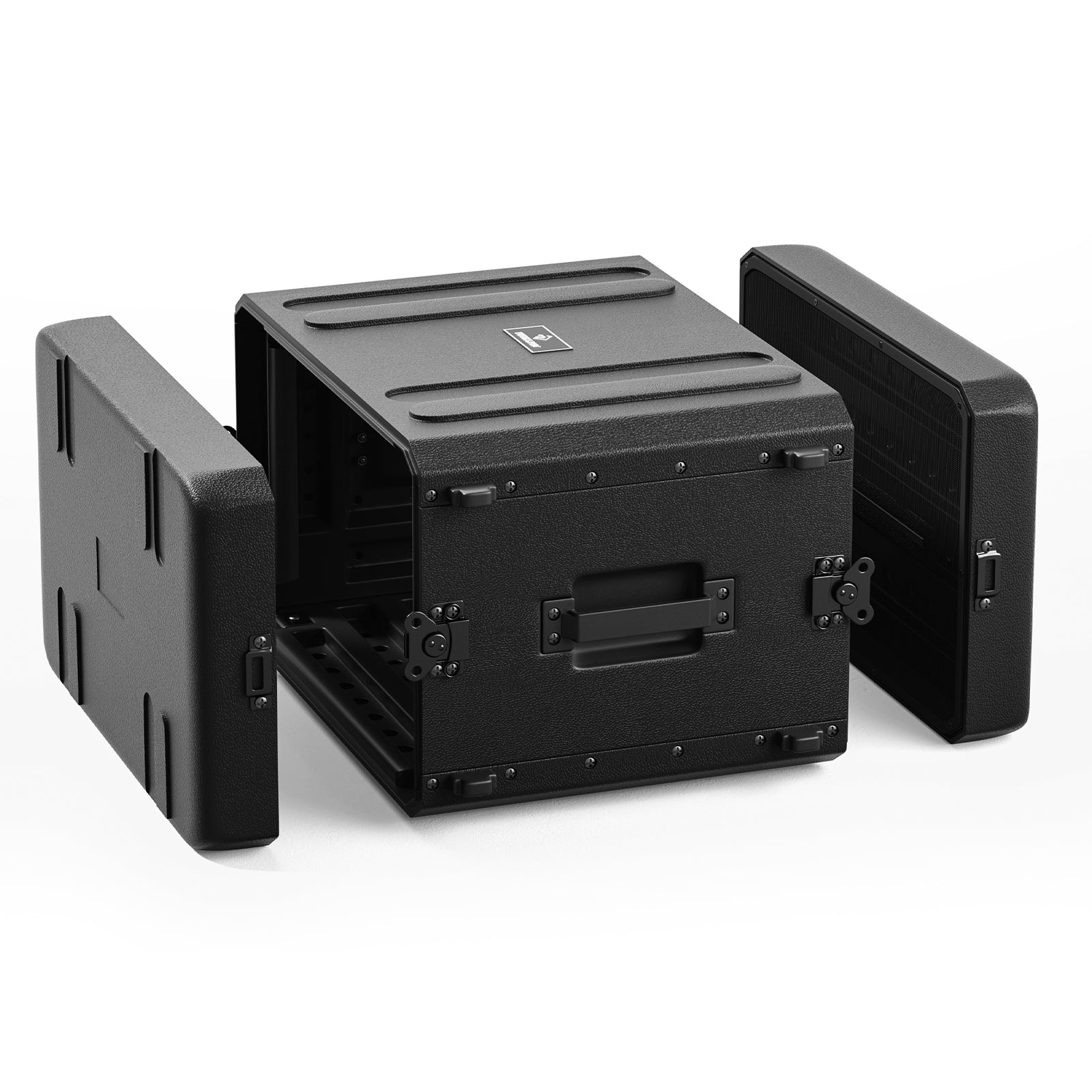 PRDWR-6UD - Black - 6U Rack Case for Wireless Systems - Side - Phenyx Pro