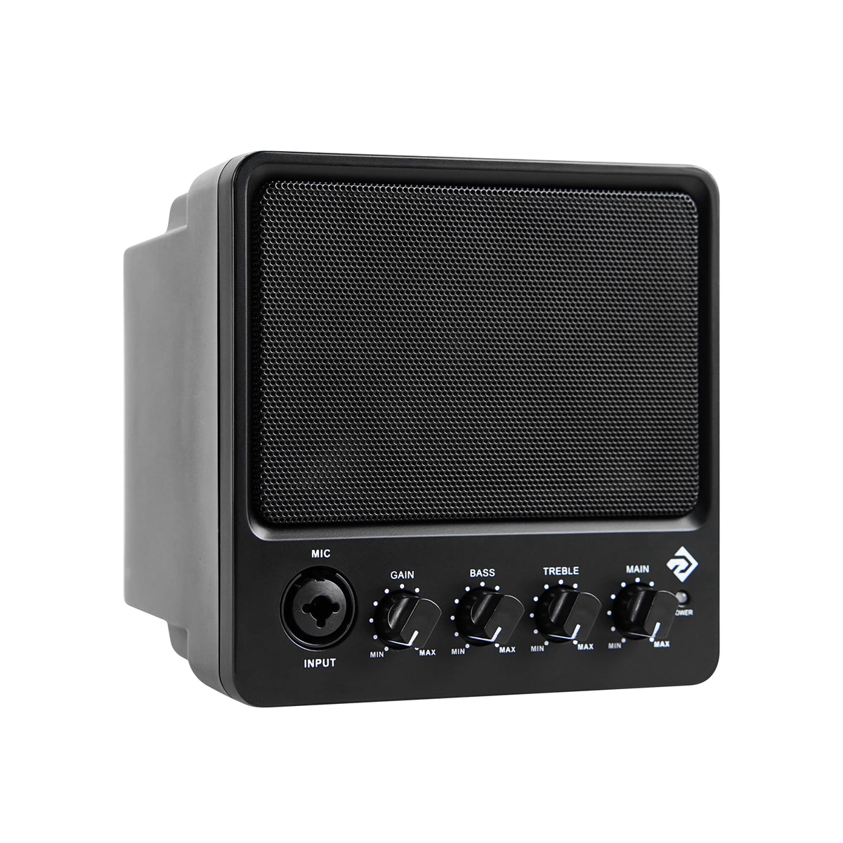 PS-M1 65W Talkback Powered Monitor Speaker Front View - Phenyx Pro