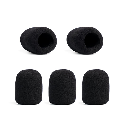 PTA-WDS5 - Black - Foam Mic Covers - Front - Phenyx Pro 