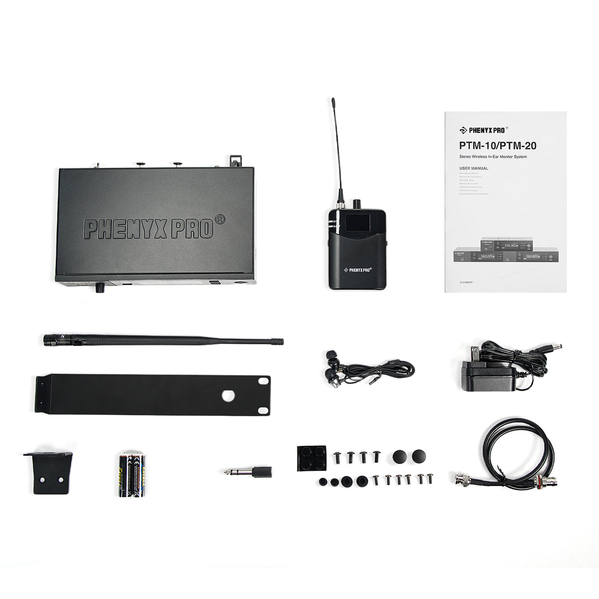 PTM-10-Gen2 Wireless In-Ear Monitor System Complete Set - Phenyx Pro