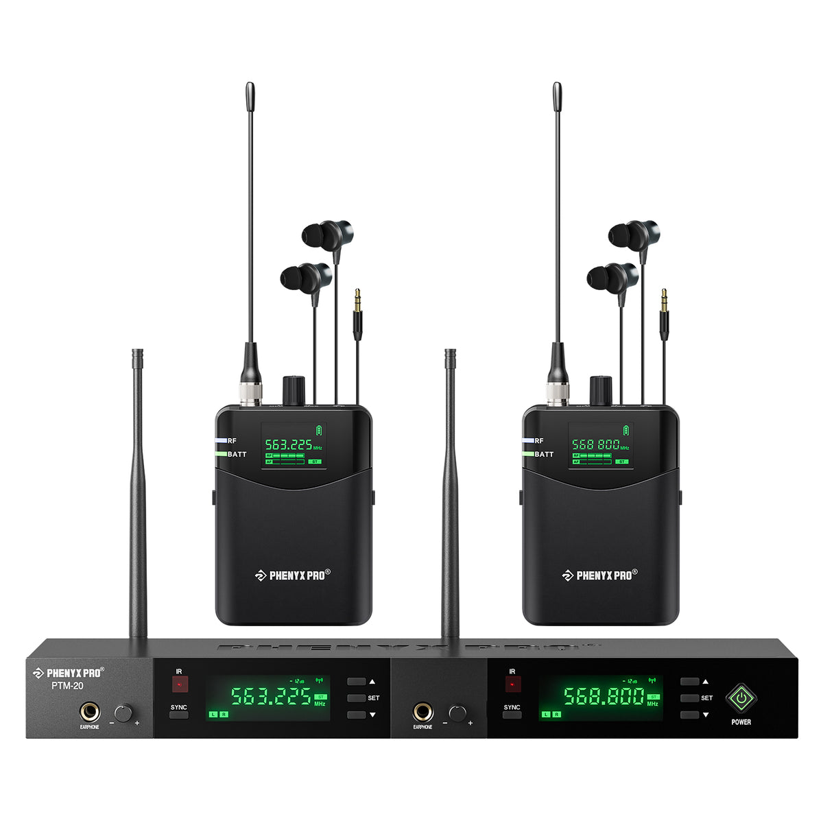 PTM-20 Wireless IEM Transmitter- Phenyx Pro