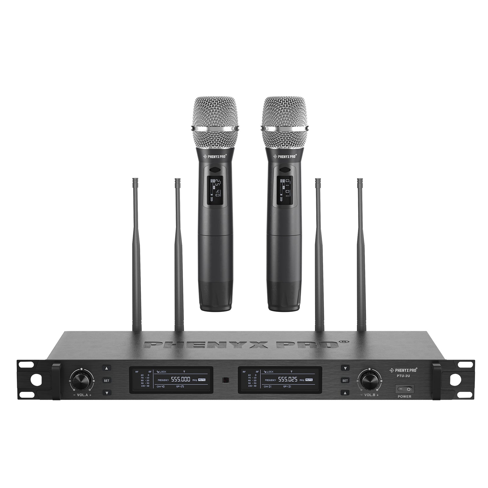 PTU-2U | True Diversity UHF Wireless Microphone System (1H1B) - Phenyx Pro