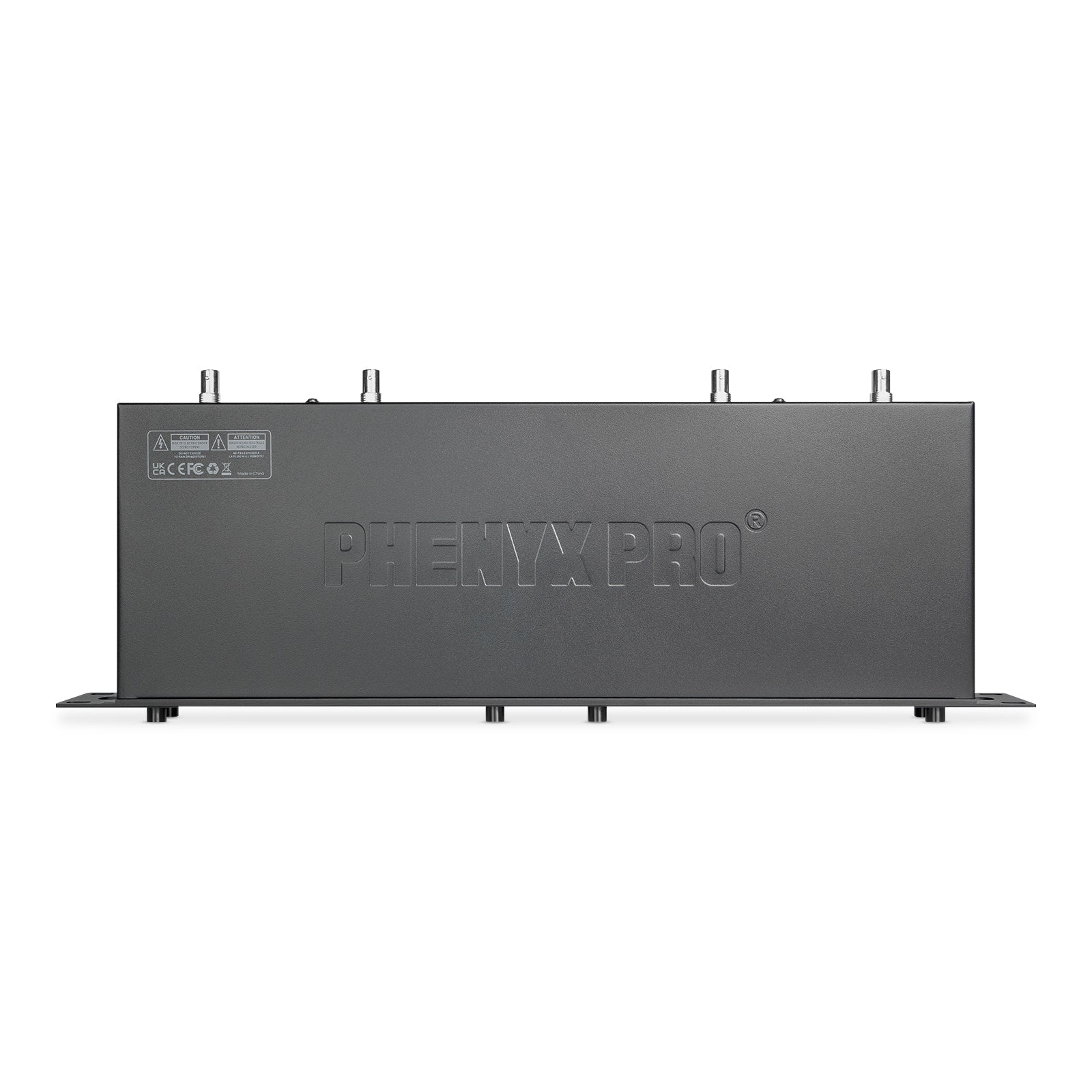 PTU-4000-8H - Black - Fixed Frequency Eight-Channel Wireless Reciever - Top - Phenyx Pro