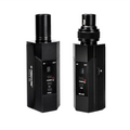 PTU-X - Black - Plug-on XLR Wireless Transmitter Receiver System - Back-to-Back - Phenyx Pro