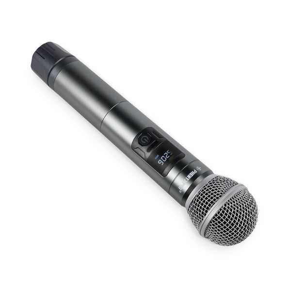 PWH-4200 - Black -Wireless Handheld Microphone for PTU-52/5200/4200 - Front Right - Phenyx Pro