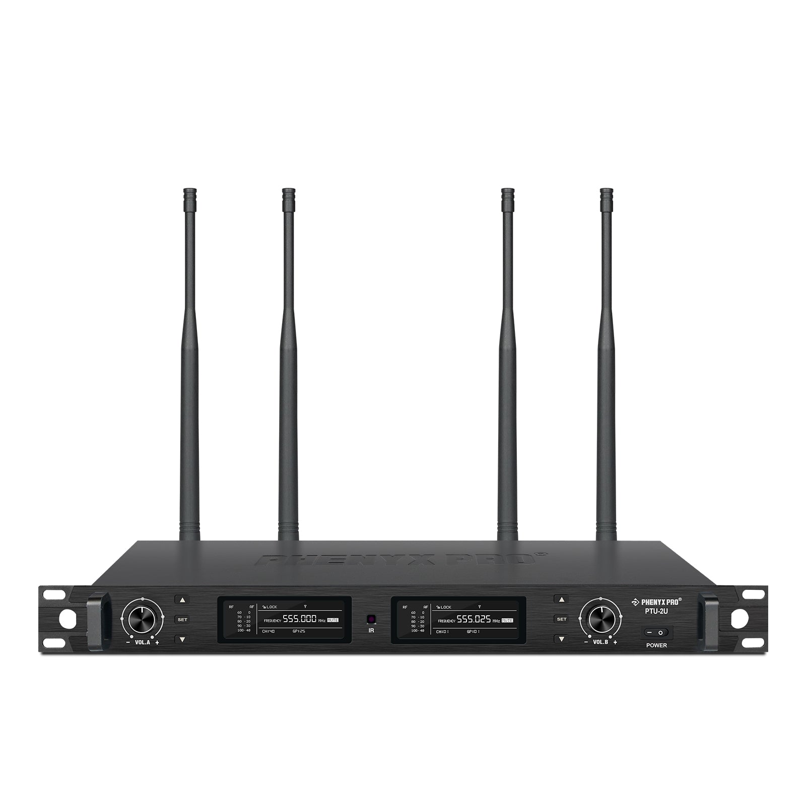 PWR-2U | Dual Wireless Microphone Receiver for PTU-2U (True Diversity)