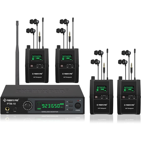 PTM-10-4B | UHF Stereo Wireless In-Ear Monitor System