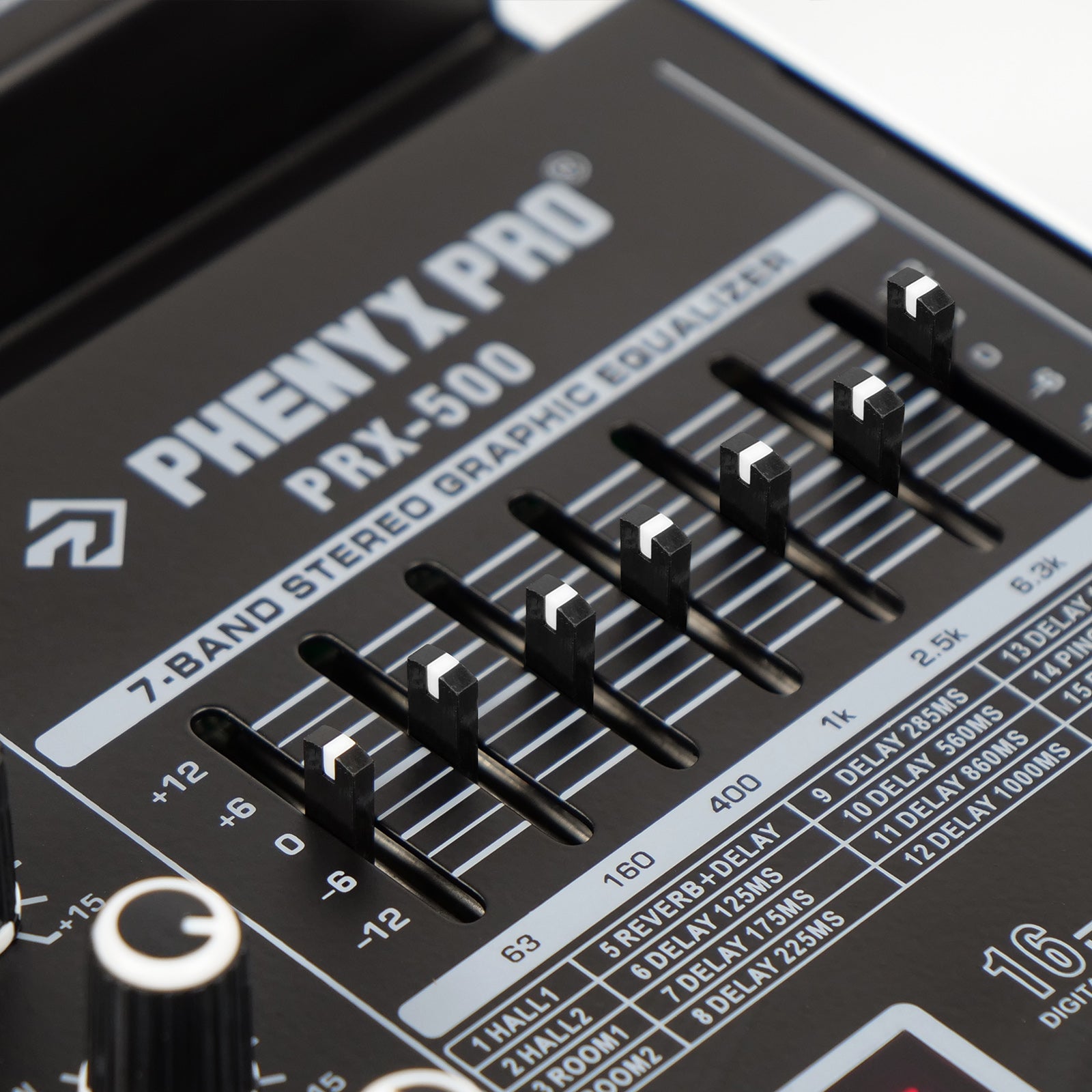 PRX-500 | 4-Channel Audio Mixer w/ 16 DSP Effects