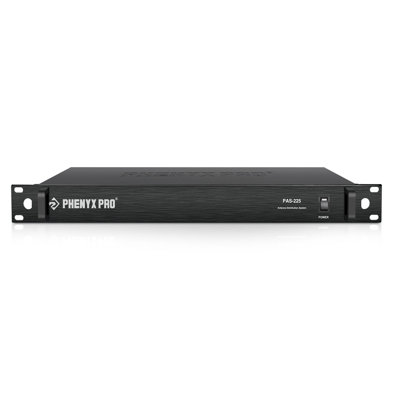 PAS-225 - Black - UHF Wireless Receiver - Front - Phenyx Pro