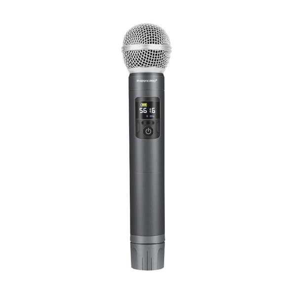 Phenyx Pro Wireless UHF Handheld Microphone Transmitter Compatible With Receiver PTU-52